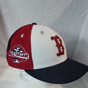 Boston Red Sox New Era 59Fifty Baseball Hat Red White Blue 2018 7 3/4